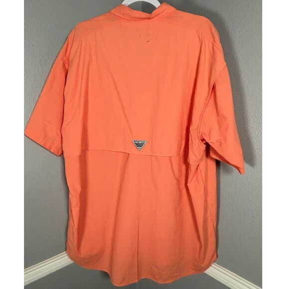 COLUMBIA PFG BUTTON DOWN CLASSIC CASUAL EVERYDAY PERFORMANCE RELAXED SHIRT XXL - Picture 4 of 4